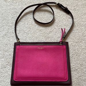 Pink and purple crossbody! LIKE NEW!